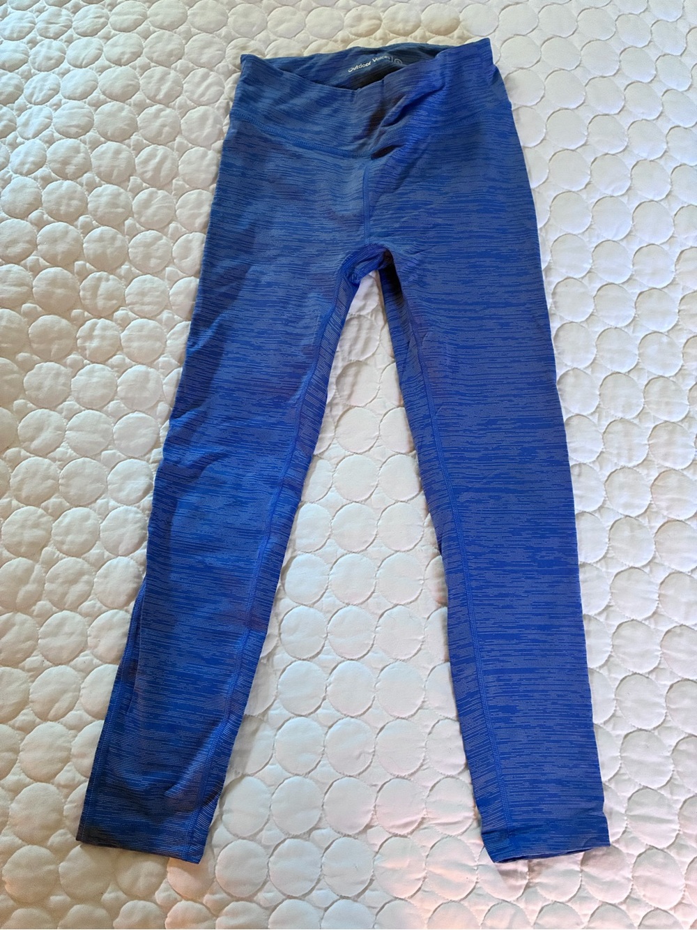 Outdoor Voices Blue Heathered Leggings